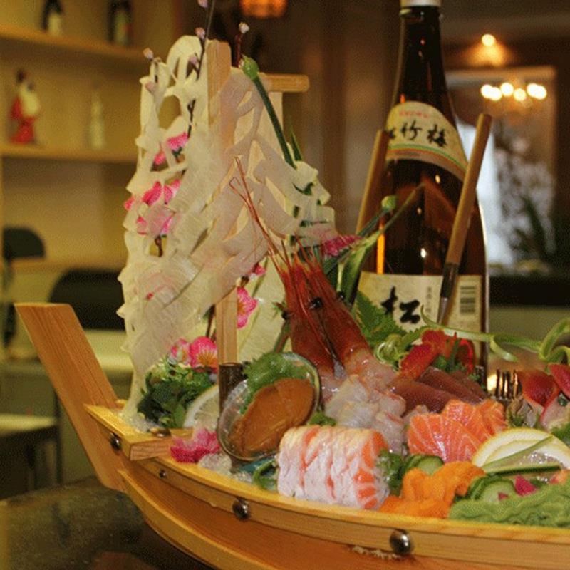 Sushi Platter Wooden Boat Tray
