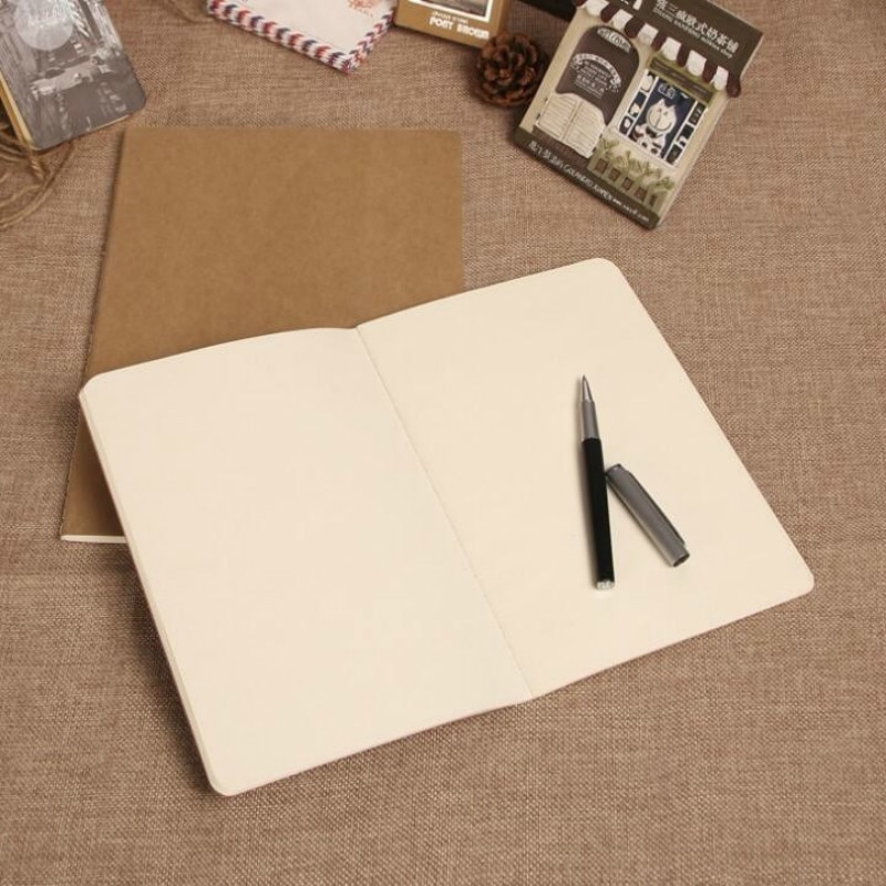 Planner Notebook Cowhide Paper Cover