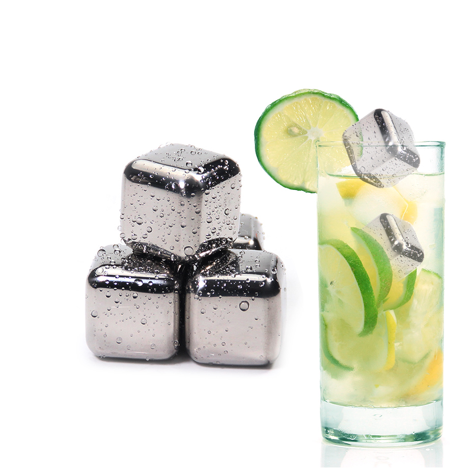 Whiskey Rocks Stainless Steel Ice Cubes