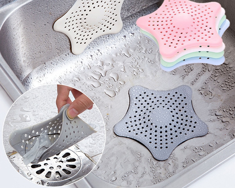 Sink Strainer Star Shaped Drain Cover