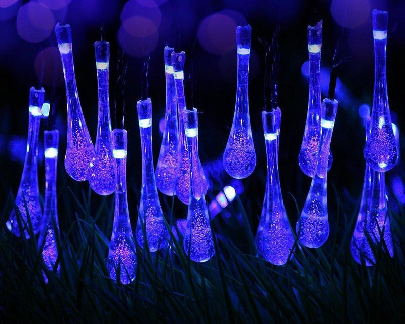 Waterproof Solar Raindrop Lights