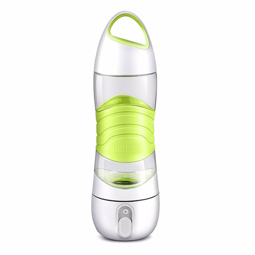 Sports Water Bottle Smart Reminder with Mist Sprayer