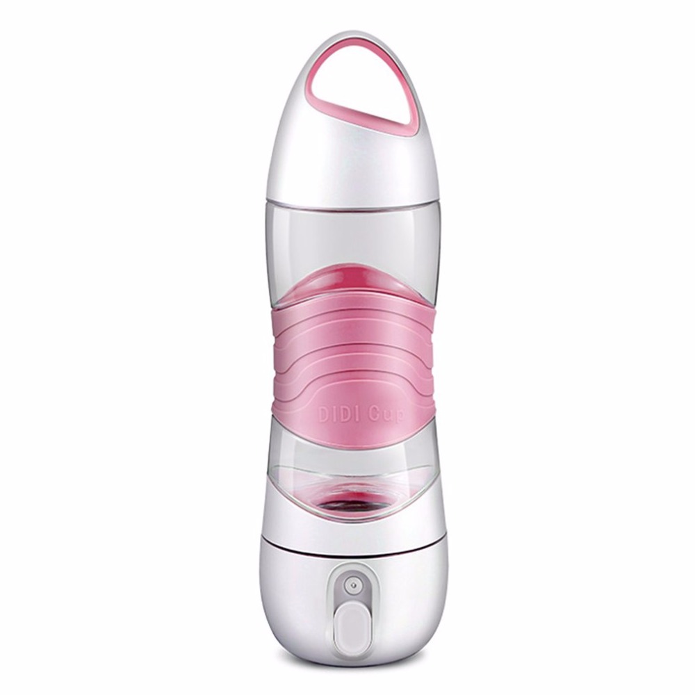 Sports Water Bottle Smart Reminder with Mist Sprayer