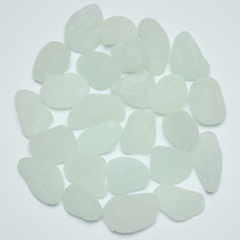 Luminous Glow In The Dark Garden Pebble Stones (Set of 50)