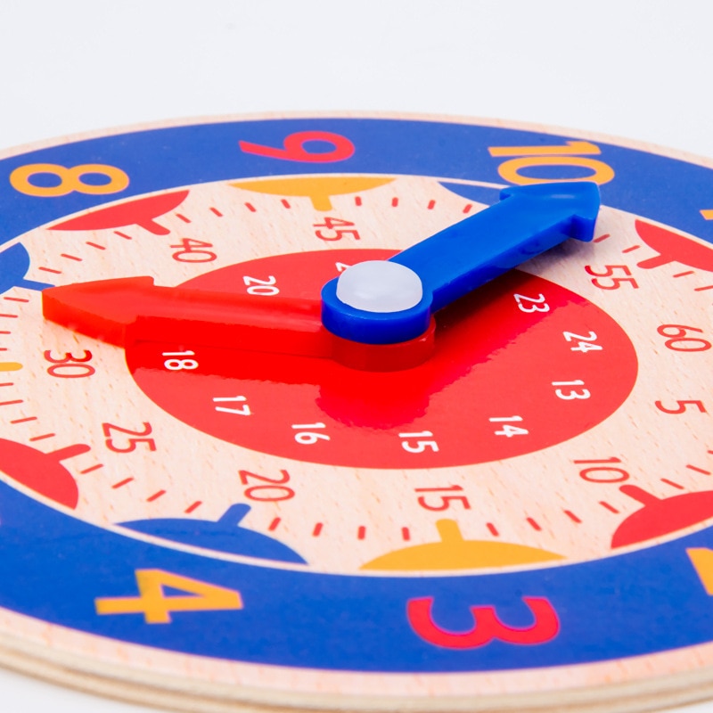 Wooden Teaching Clock for Kids