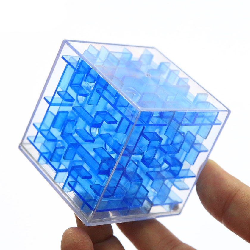 Maze Cube Transparent Puzzle Toy