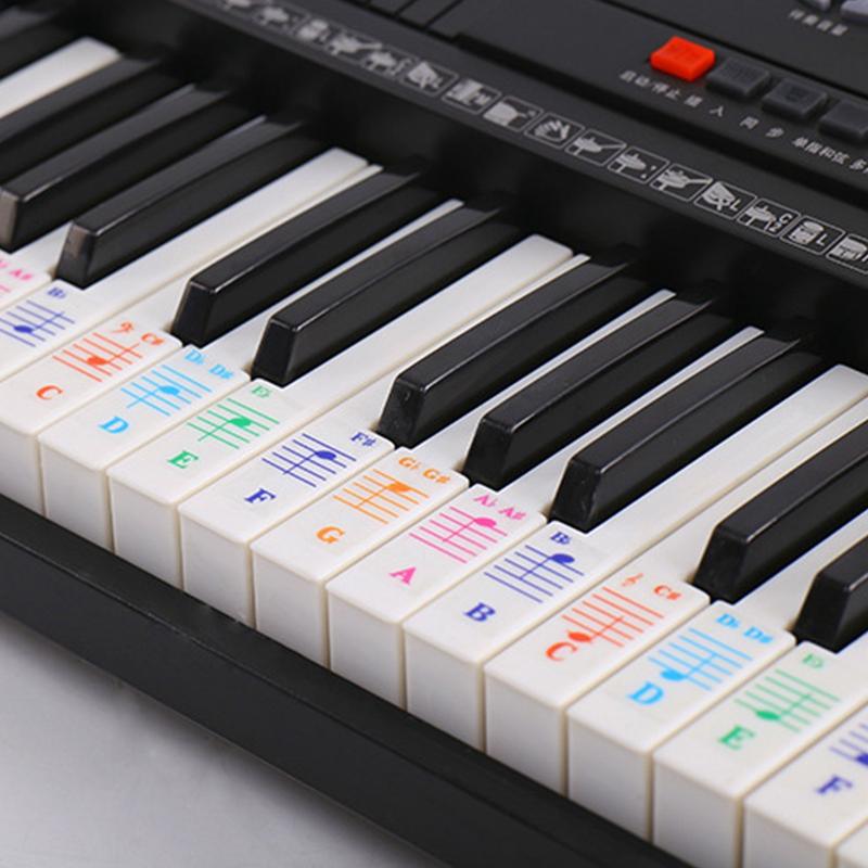 Piano Note Stickers Colorful Stickers