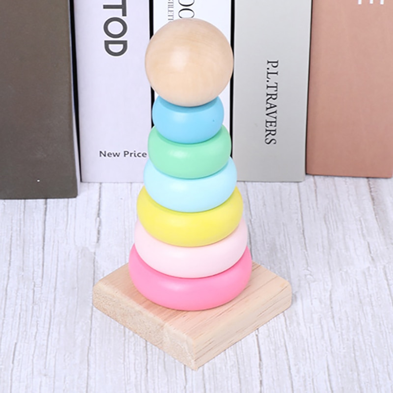 Wooden Stacking Rings Toy