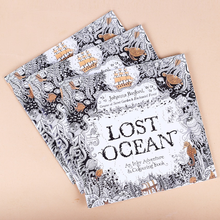 Lost Ocean Coloring Book