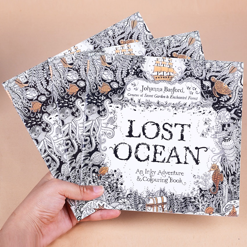 Lost Ocean Coloring Book