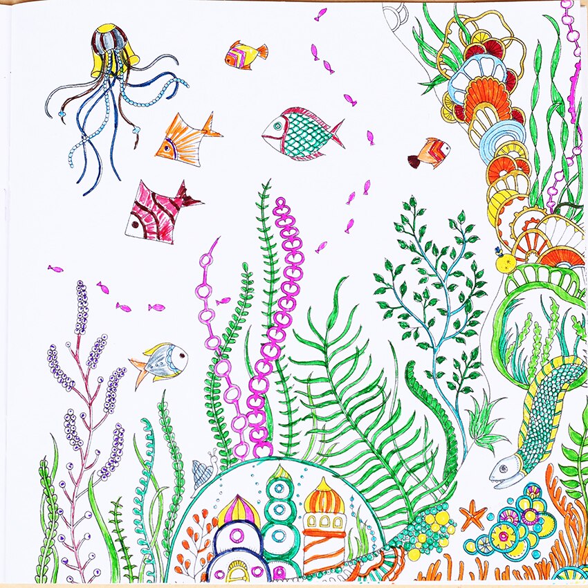 Lost Ocean Coloring Book