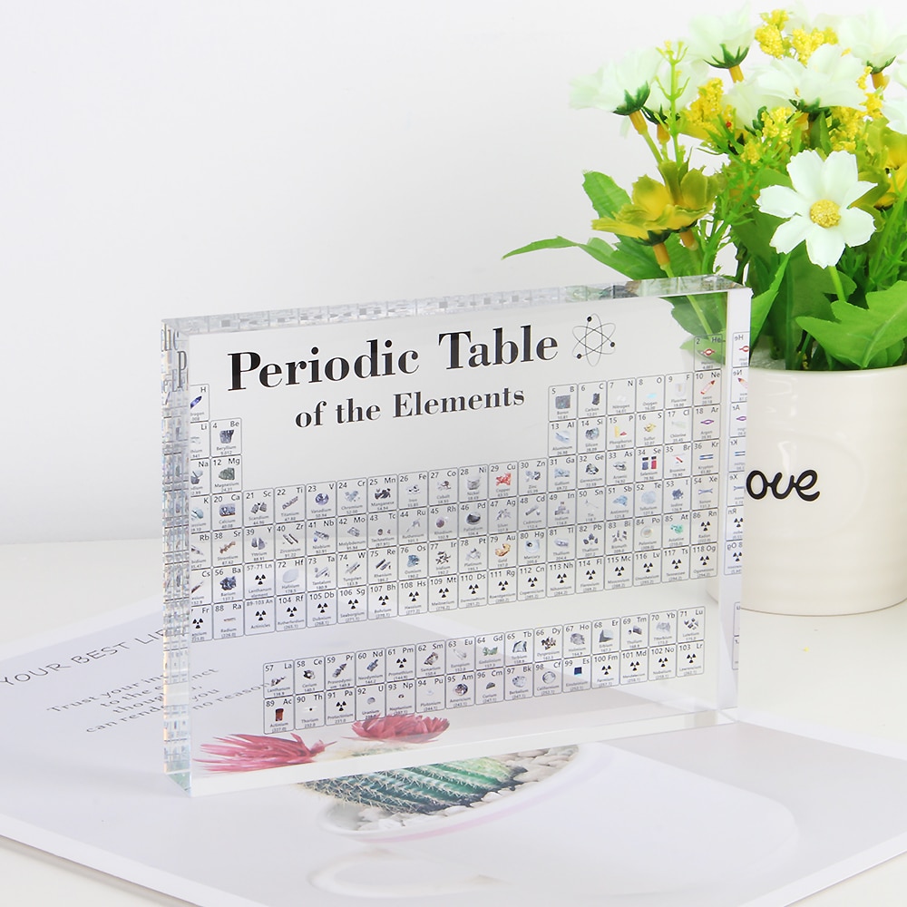 Acrylic Periodic Table Chemistry Tool