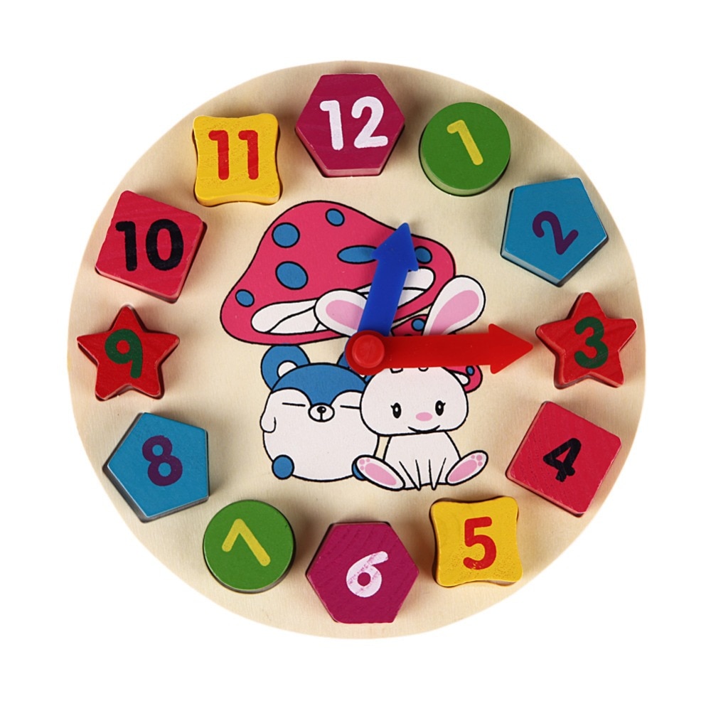 Clock Toy Wooden Puzzle