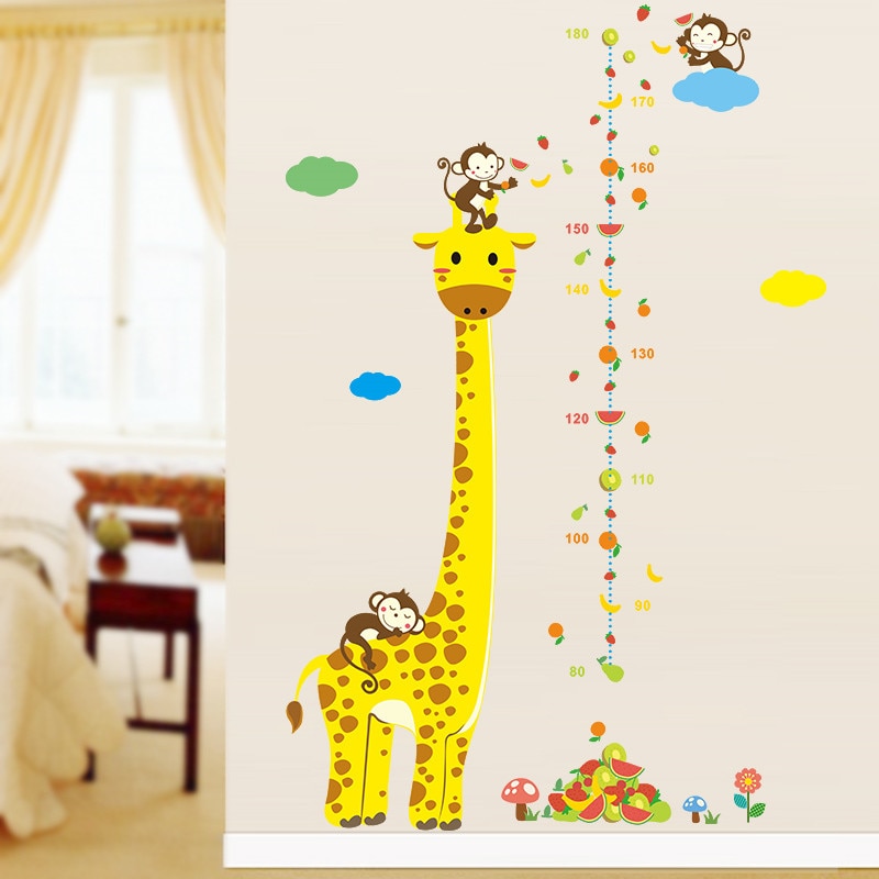 Giraffe Height Chart Self-Adhesive