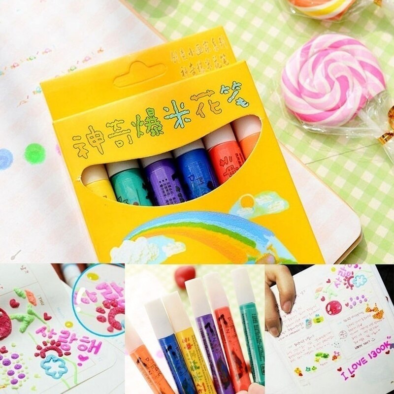 Puffy Pens 3D Art Pens (6 PCs)