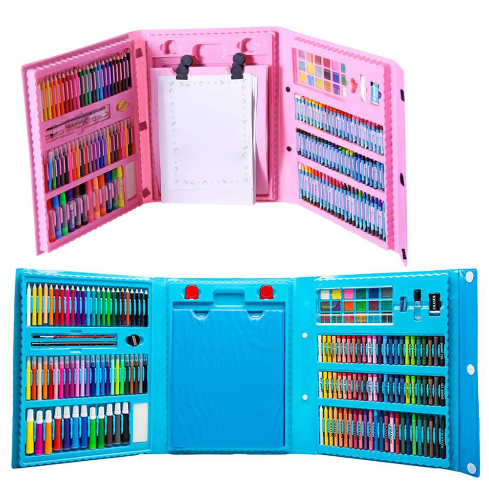 Coloring Drawing Set for Kids (176Pcs)