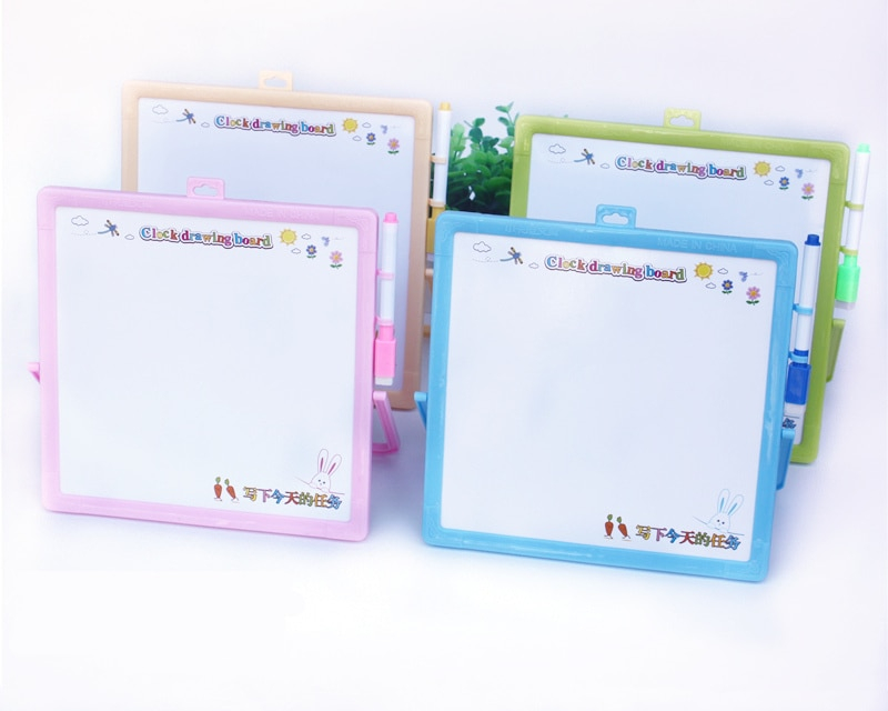 Kid’s Whiteboard with Learning Clock