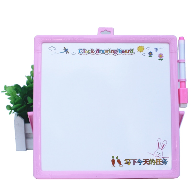 Kid’s Whiteboard with Learning Clock