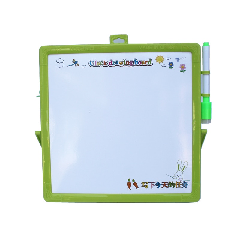 Kid’s Whiteboard with Learning Clock