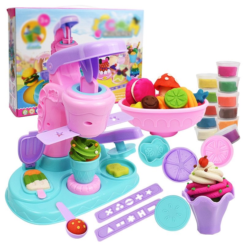 Play Dough Set Ice Cream Toys