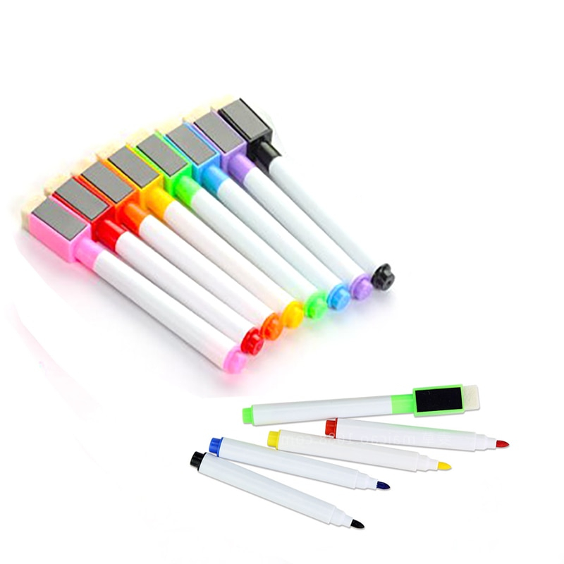 Whiteboard Pens with Magnetic Cap (8PCS)