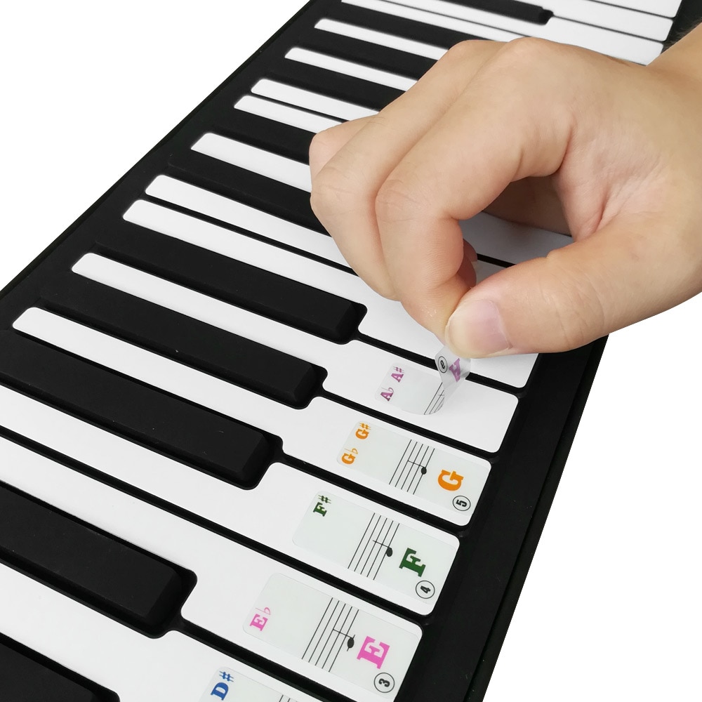 Piano Key Stickers Removable Stickers