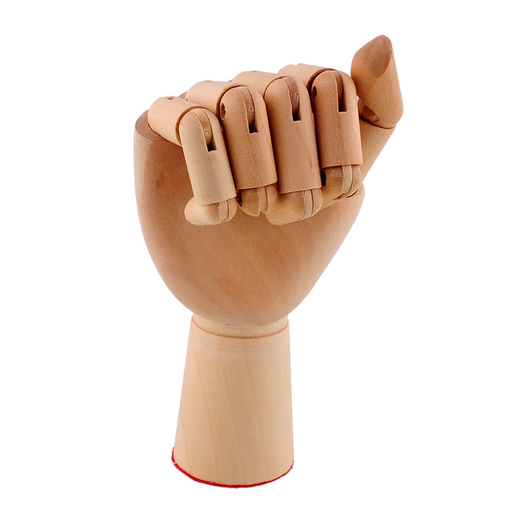 Wooden Hand Right Drawing Model