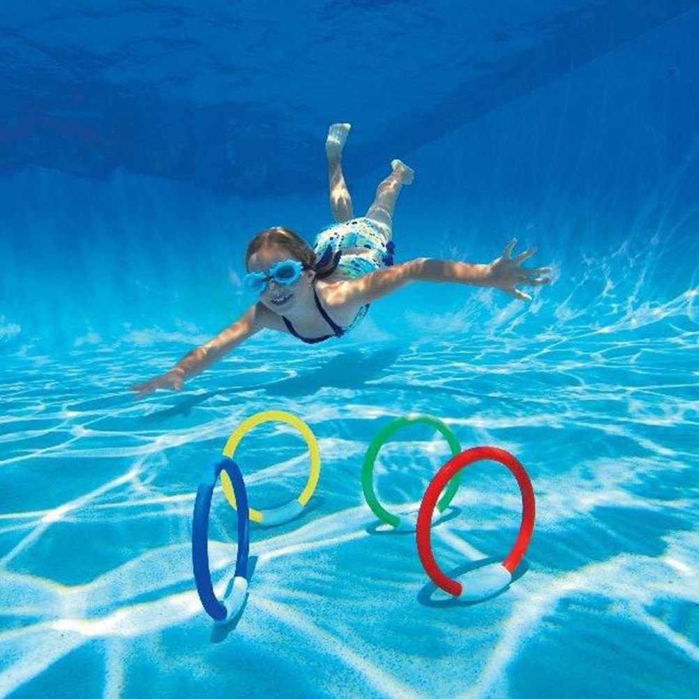 Diving Rings Swimming Pool Toy 4pcs