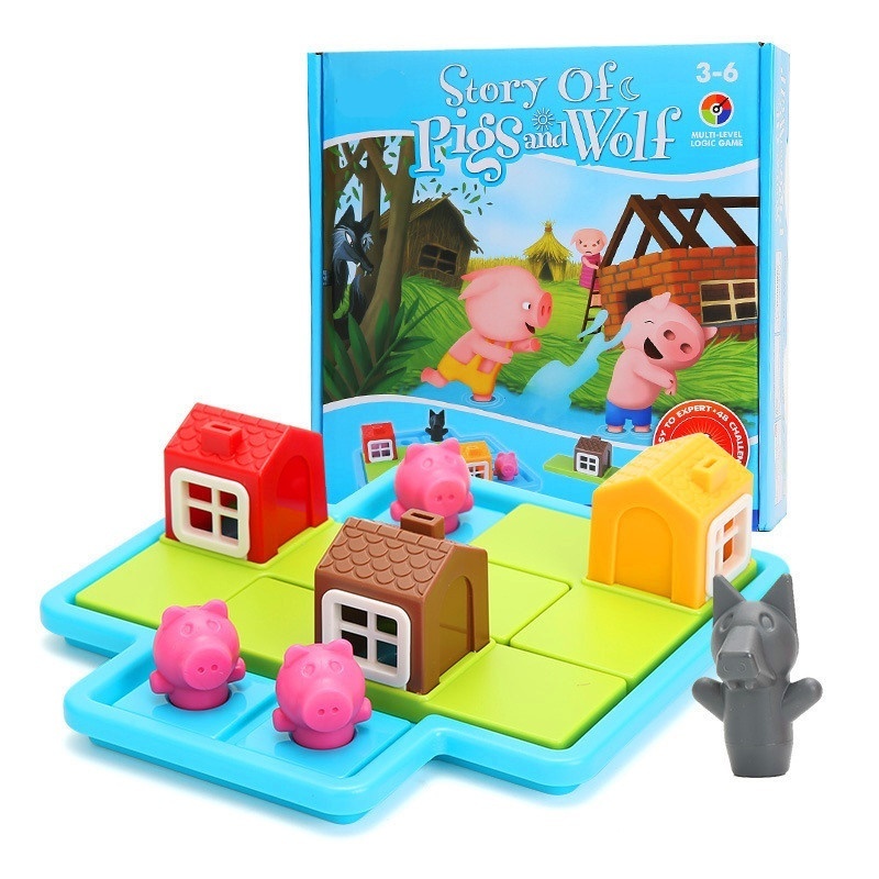 Kids Board Game 3 Little Pigs Story