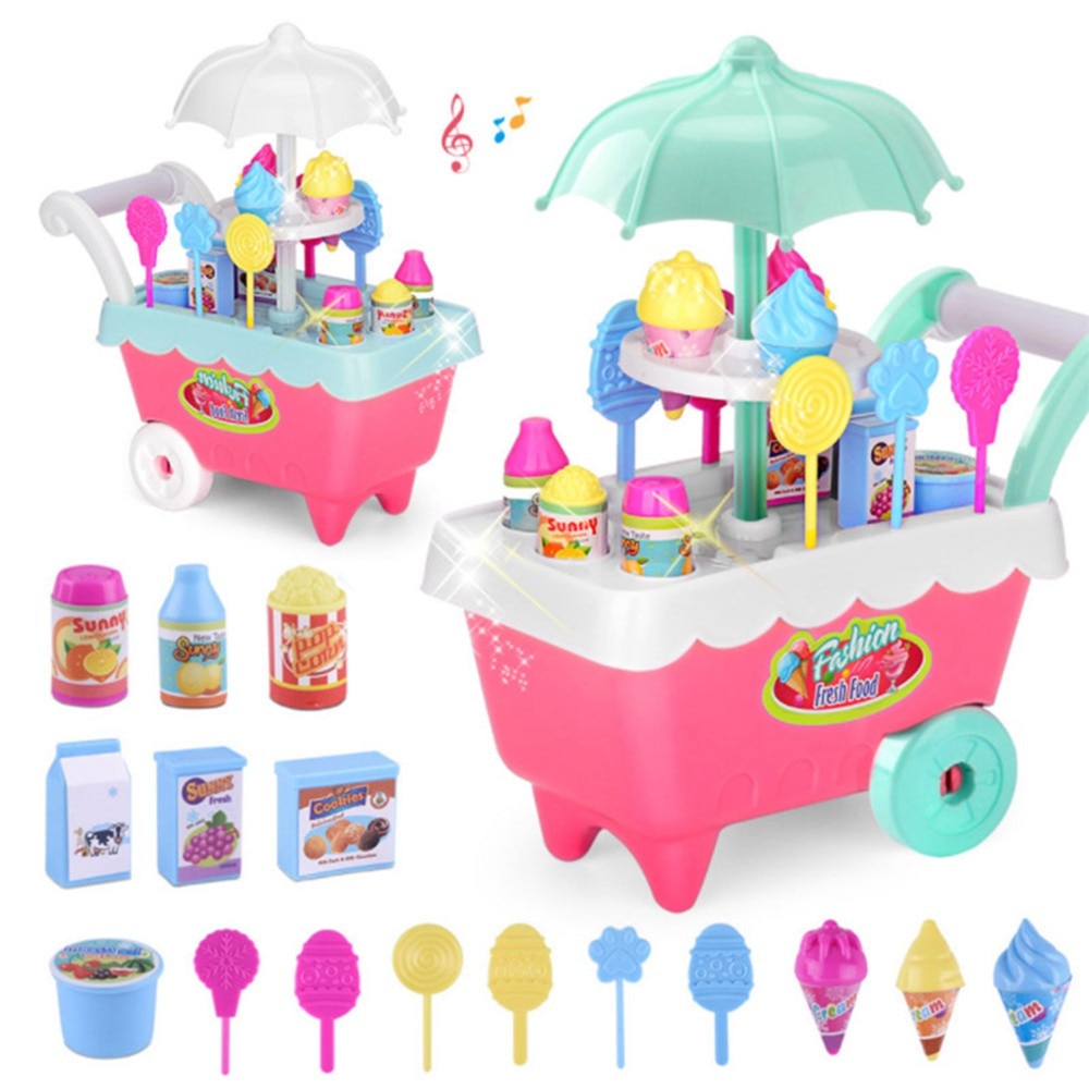 Ice Cream Cart Toy Pretend Play