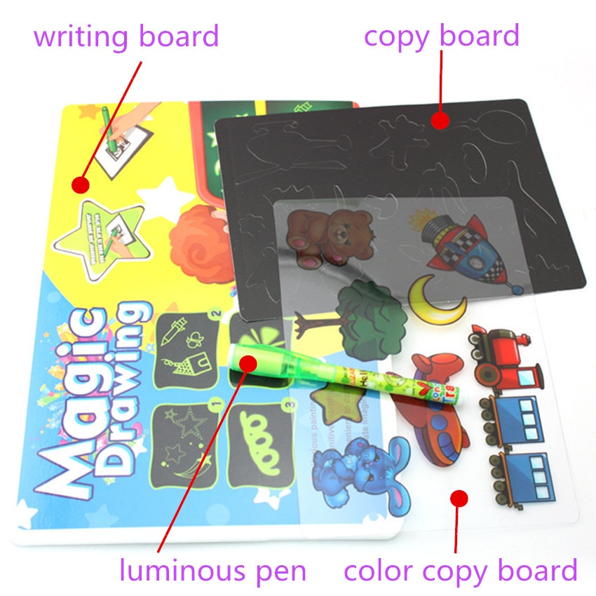 Doodle Board Luminous Kid’s Drawing Kit