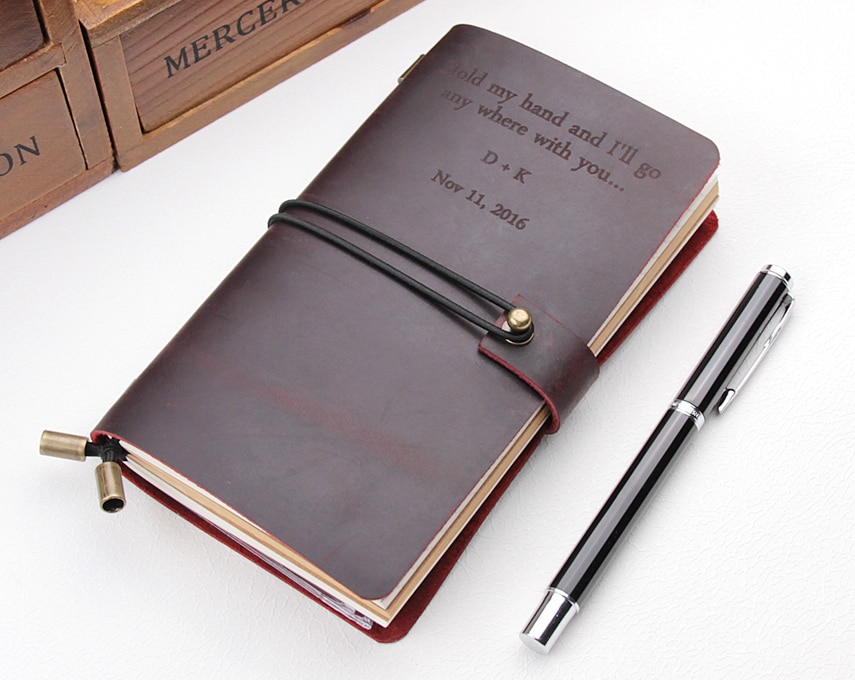 Journal Notebook Custom Leather Diary