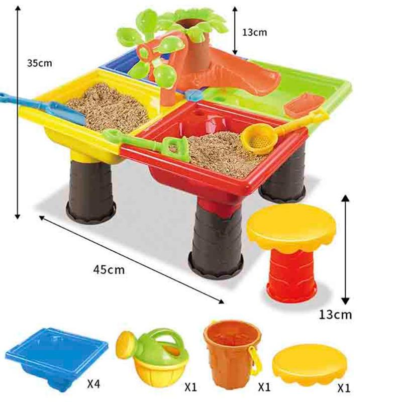 Sand and Water Play Table Education Set