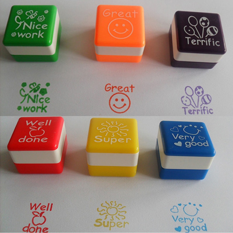 Teacher Stamps 6PC Set