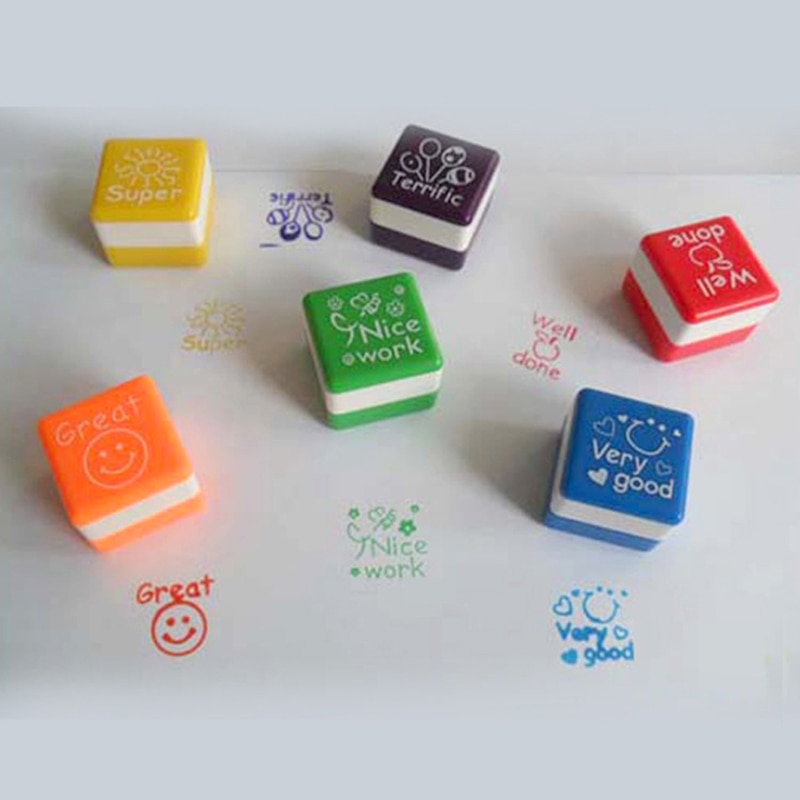 Teacher Stamps 6PC Set