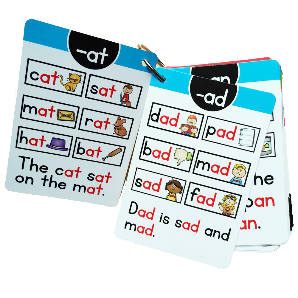 English Flashcards Kids Reading Aid