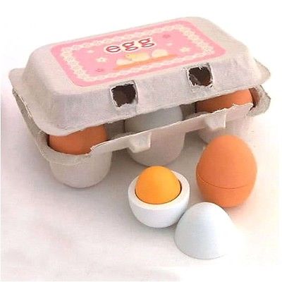 Toy Food Kids Pretend Eggs Toy