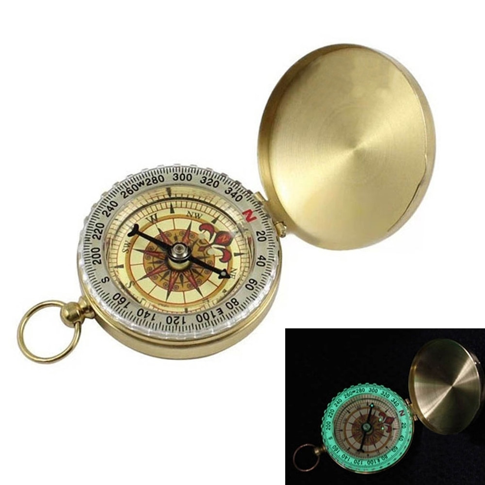 Copper Pocket Navigation Compass