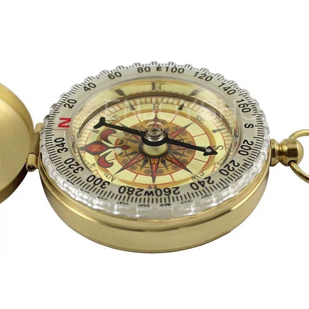 Copper Pocket Navigation Compass