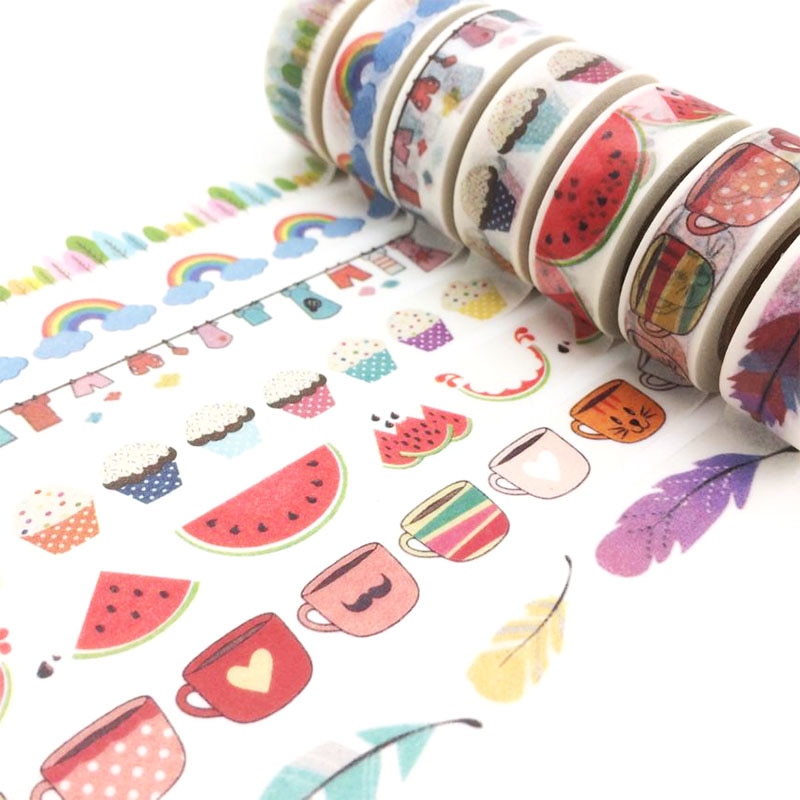 Masking Tape Cute Scrapbook Design