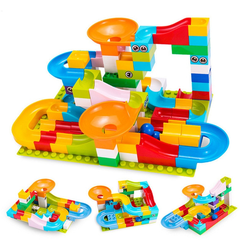 Marble Race Colorful Track Toy