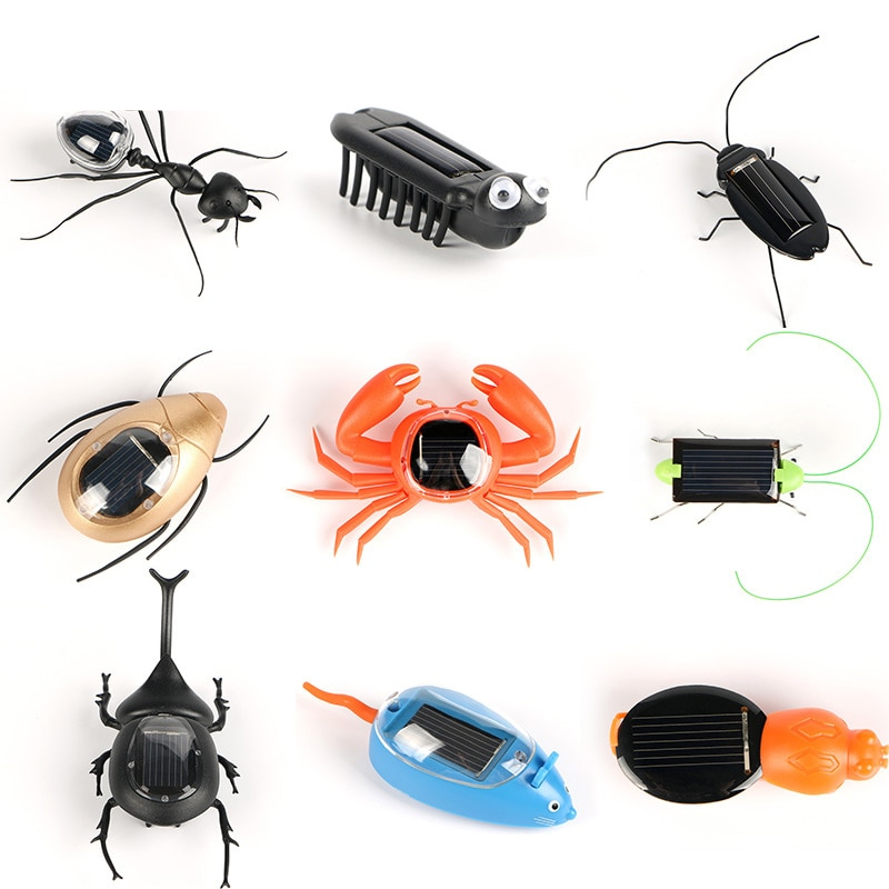Solar Toys Insect Moving Robots