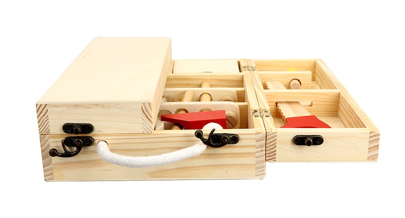 Kids Tool Set Carpenter Wooden Toys