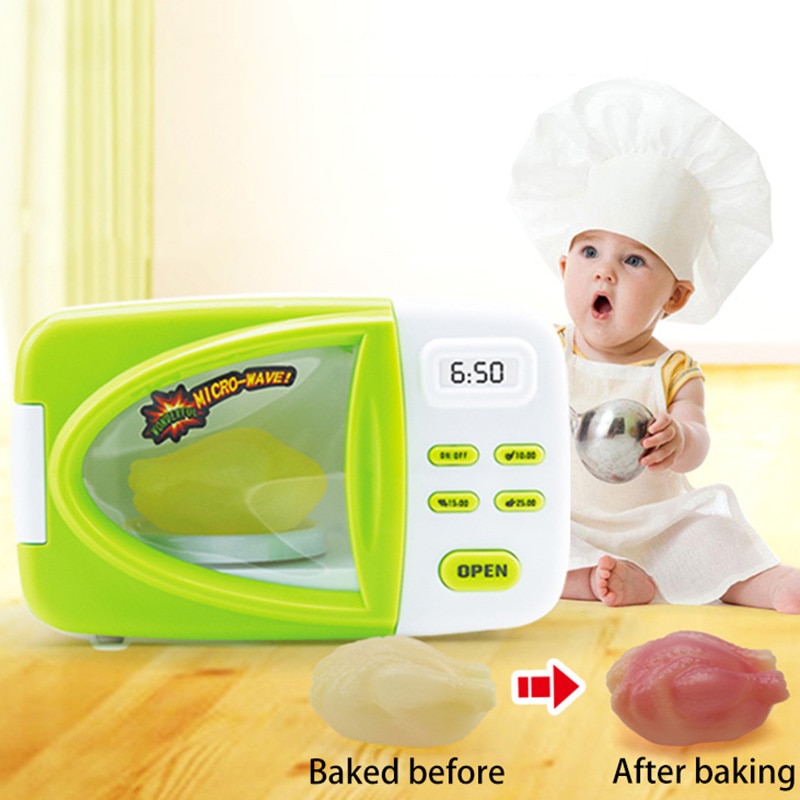 Toy Microwave Set Simulation Oven