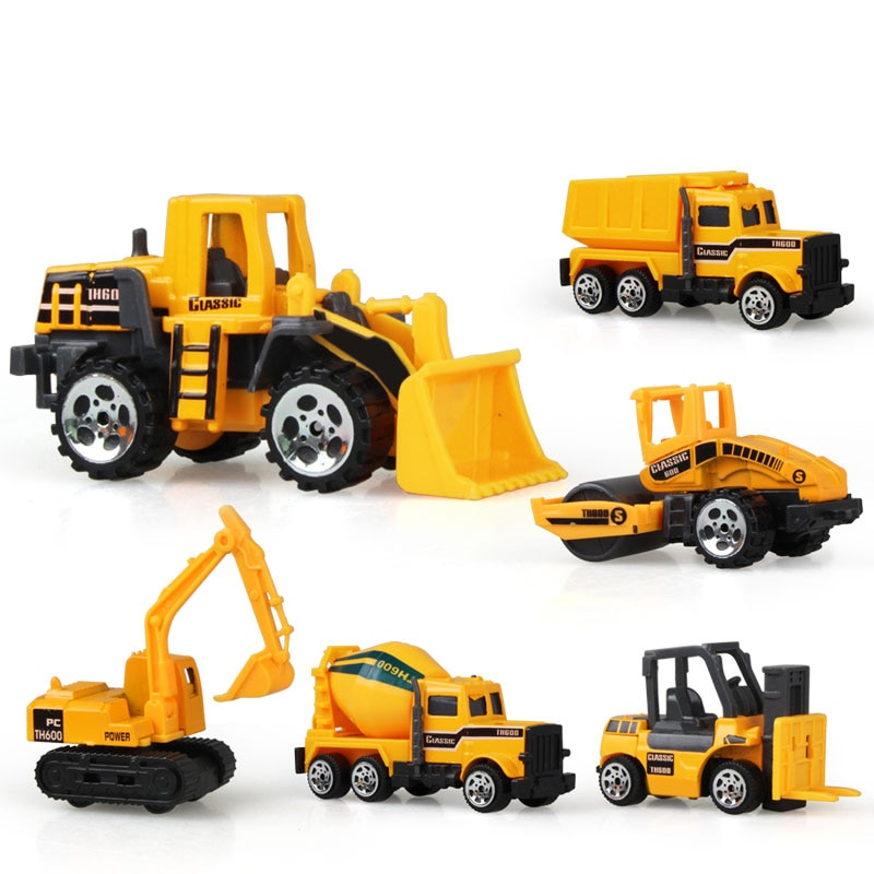 6 Types Engineering Toy Trucks