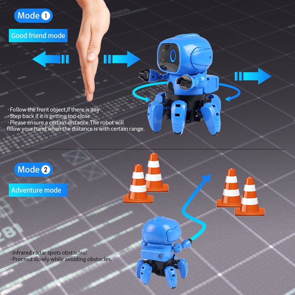 Mini Robot 6-Leg Crawler