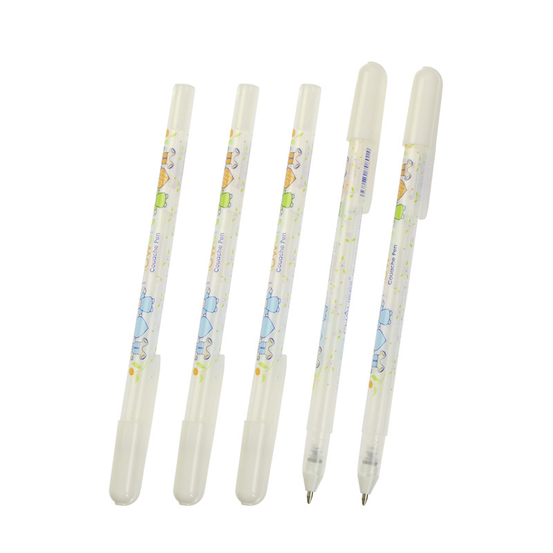 White Pen Gel Stationary Writer