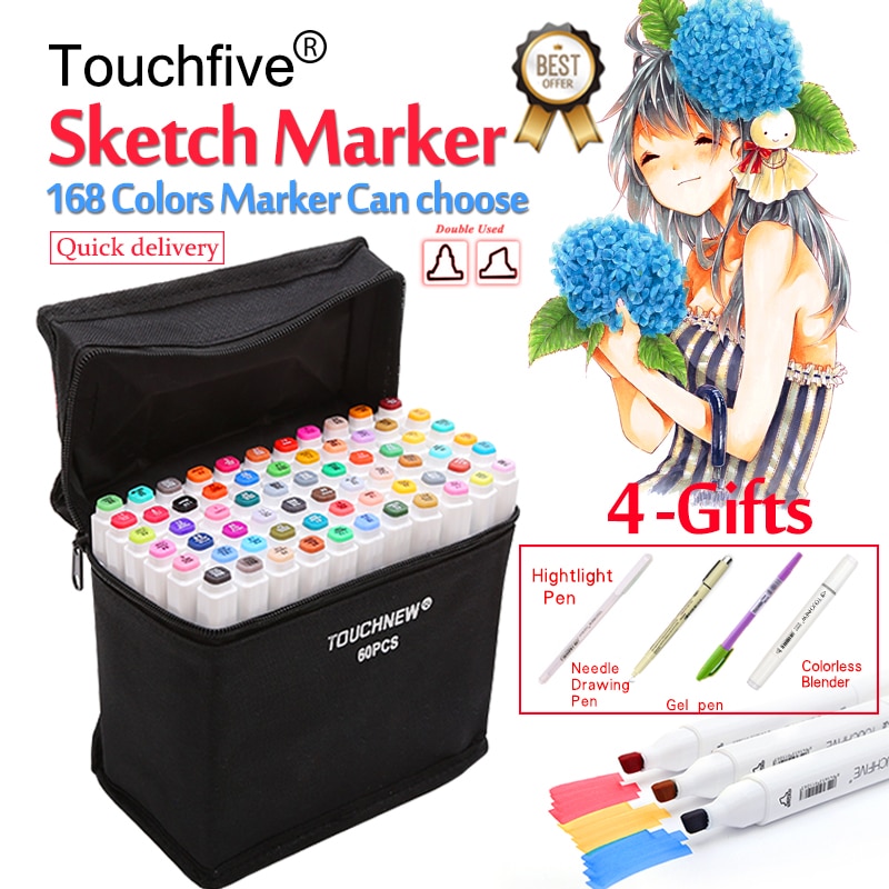 Brush Pen Markers Art Set