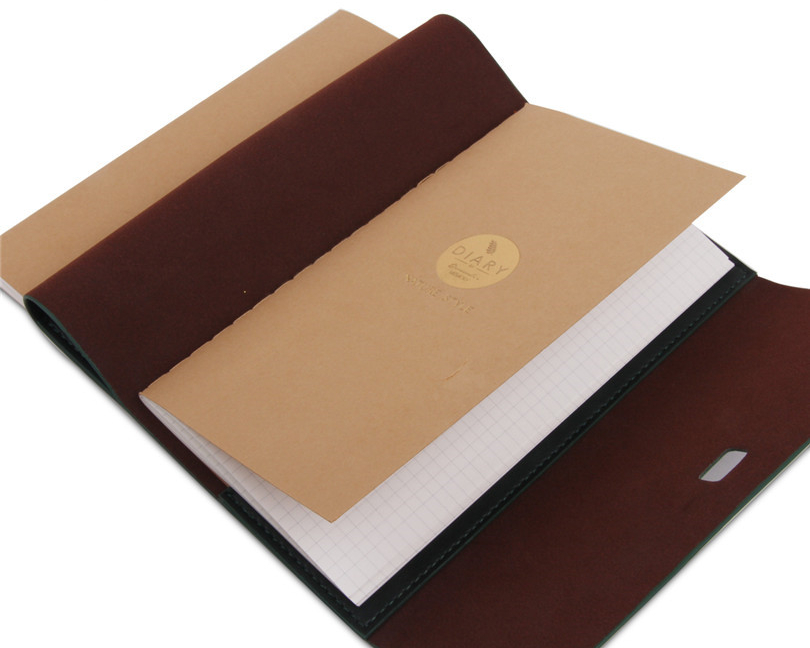 Leather Journal Notebook Office Diary