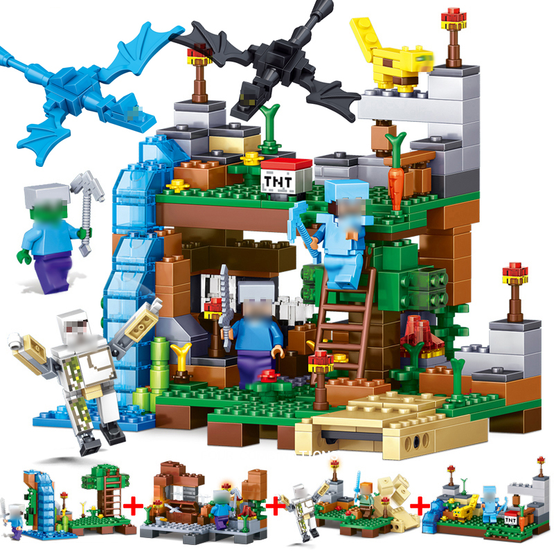 378pcs Lego Bricks Minecraft Building Toys